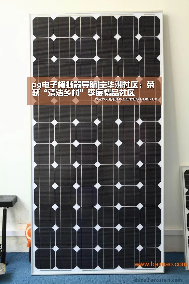 pg电子模拟器导航|宝华洲社区：荣获“清洁乡村”季度精品社区